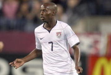 NASHVILLE, TN - APRIL 1:  DaMarcus Beasley #7 of the United States plays the ball near midfield during a FIFA 2010 World Cup Qualifying match against Trinidad and Tobago on April 1, 2009 at LP Field in Nashville, Tennessee. The United States defeated Trinidad and Tobago 3-0. (Photo by Jonathan Daniel/Getty Images)