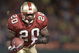 02 Dec 2001 : Garrison Hearst #20 of the San Francisco 49ers carries the ball during the game against the Buffalo Bills at 3Com Park in San Francisco, California. The 49ers won 35-0. DIGITAL IMAGE. Mandatory Credit : Jed Jacobsohn/Allsport