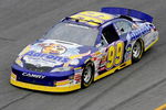DAYTONA BEACH, FL - FEBRUARY 11: Michael Waltrip, driver of the #99 Aaron's Dream Machine Toyota, during practice for the NASCAR Nationwide Series Camping World 300 at Daytona International Speedway on February 11, 2009 in Daytona Beach, Florida.  (Photo by Matthew Stockman/Getty Images for NASCAR)