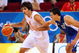 BEIJING - AUGUST 10:  Ricky Rubio #6 of Spain drives on Dimitrios Diamantidis #13 of Greece during the day 2 preliminary game at the Beijing 2008 Olympic Games in the Beijing Olympic Basketball Gymnasium on August 10, 2008 in Beijing, China.  (Photo by Phil Walter/Getty Images)