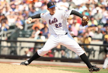 NEW YORK - MAY 31:  J.J. Putz #22 of the New York Mets pitches against the Florida Marlins during their game on May 31, 2009 at Citi Field in the Flushing neighborhood of the Queens borough of New York City.  (Photo by Al Bello/Getty Images)