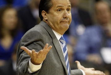 KANSAS CITY, MO - MARCH 19:  Head Coach John Calipari of the Memphis Tigers reacts from the sideline during their  first round game against the CSUN Matadors in the first half of the NCAA Division I Men's Basketball Tournament at the Sprint Center on March 19, 2009 in Kansas City, Missouri. The Tigers defeated the Matadors 81-70.  (Photo by Jamie Squire/Getty Images)