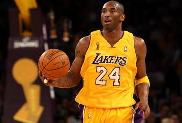 LOS ANGELES, CA - JUNE 04:  Kobe Bryant #24 of the Los Angeles Lakers dribbles with the ball against the Orlando Magic in Game One of the 2009 NBA Finals at Staples Center on June 4, 2009 in Los Angeles, California. NOTE TO USER: User expressly acknowledges and agrees that, by downloading and or using this photograph, User is consenting to the terms and conditions of the Getty Images License Agreement.  (Photo by Jed Jacobsohn/Getty Images)