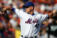 NEW YORK - SEPTEMBER 30:  Tom Glavine #47 of the New York Mets pitches against the Florida Marlins during the MLB game at Shea Stadium September 30, 2007 in the Flushing neighborhood of the Queens borough of New York City.  (Photo by Chris Trotman/Getty Images)