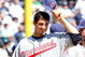 NEW YORK - APRIL 16: Carl Pavano #44 of the Cleveland Indians tips his hat during player introductions before the opening day game against the New York Yankees at the new Yankee Stadium on April 16, 2009 in the Bronx borough of New York City. This is the first regular season MLB game being played at the new venue which replaced the old Yankee Stadium as the Yankees home field. (Photo by Jim McIsaac/Getty Images)