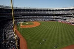 NEW YORK - APRIL 02:  A general view of the new Yankee Stadium from the right field stand during a New York Yankees workout on April 2, 2009 in the Bronx borough of New York City.  (Photo by Ezra Shaw/Getty Images)