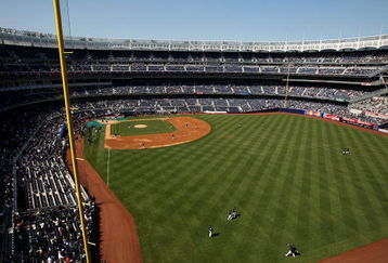 NEW YORK - APRIL 02:  A general view of the new Yankee Stadium from the right field stand during a New York Yankees workout on April 2, 2009 in the Bronx borough of New York City.  (Photo by Ezra Shaw/Getty Images)