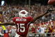 GLENDALE, AZ - SEPTEMBER 30:  Steve Breaston #15 of the Arizona Cardinals celebrates returning a punt for a touchdown against the Pittsburgh Steelers at University of Phoenix Stadium September 30, 2007 in Glendale, Arizona.  (Photo by Jonathan Ferrey/Getty Images)