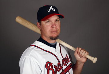 LAKE BUENA VISTA, FL - FEBRUARY 19:  Infielder Chipper Jones #10 of the Atlanta Braves poses for a photo during Spring Training Photo Day on February 19, 2009 at Champions Stadium at Walt Disney World of Sports in Lake Buena Vista, Florida.  (Photo by Chris Graythen/Getty Images)