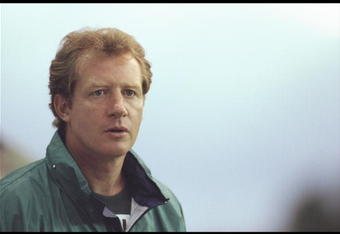 8 Jul 1996:  A portrait of Jimmy Nicholl the manager of Millwall taken during the pre-season friendly between Millwall and Liverpool in at the new Den in London. Mandatory Credit: Mark Thompson/Allsport UK