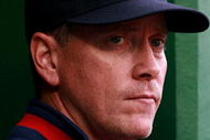 WASHINGTON - APRIL 30:  Pitcher Tom Glavine #47 of the Atlanta Braves watches his team take on the Washington Nationals at Nationals Park on April 30, 2008 in Washington, D.C. The Nationals defeated the Braves 3-2 in 12 innnings.  (Photo by Doug Benc/Getty Images)