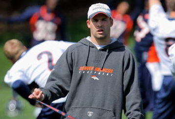 ENGLEWOOD, CO - MAY 03:  Head coach Josh McDaniels of the Denver Broncos oversees practice during minicamp at the Broncos training facility on May 3, 2009 in Englewood, Colorado.  (Photo by Doug Pensinger/Getty Images)