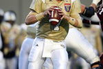 MEMPHIS, TN - DECEMBER 29: Kyle Israel #7 of the UCF Knights drops back to pass against the Mississippi State Bulldogs on December 29, 2007 at the Liberty Bowl Memorial Stadium in Memphis, Tennessee. The Bulldogs beat the Knights 10-3. (Photo by Joe Murphy/Getty Images)