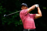 DUBLIN, OH - JUNE 07:  Tiger Woods watches his tee shot on the third hole during the final round of the Memorial Tournament at the Muirfield Village Golf Club on June 7, 2009 in Dublin, Ohio.  (Photo by Scott Halleran/Getty Images)