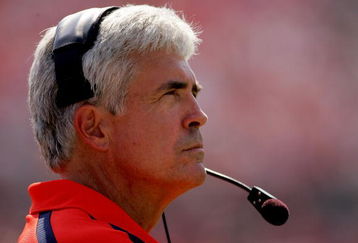 LOUISVILLE, KY - SEPTEMBER 22:  Head coach Greg Robinson of the Syracuse Orange looks on from the sidelines against the Louisville Cardinals at Papa John's Cardinal Stadium September 22, 2007 in Louisville, Kentucky.  (Photo by Matthew Stockman/Getty Images)