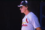 31 May 1998:  Manager Tony La Russa #10 of the St. Louis Cardinals looks on during a game against the San Diego Padres at the Qual Comm Stadium in San Diego, California. The Padres defeated the Cardinals 7-3. Mandatory Credit: Todd Warshaw  /Allsport
