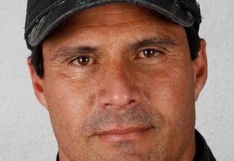 LOS ANGELES, CA - APRIL 07:  ***EXCLUSIVE ACCESS***  Former baseball player and author Jose Canseco poses for a portrait at Book Soup on April 7, 2008 in Los Angeles, California.  (Photo by Michael Buckner/Getty Images)