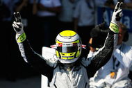 ISTANBUL, TURKEY - JUNE 07:  Jenson Button of Great Britain and Brawn GP celebrates in parc ferme after winning the Turkish Formula One Grand Prix at Istanbul Park on June 7, 2009, in Istanbul, Turkey.  (Photo by Paul Gilham/Getty Images)