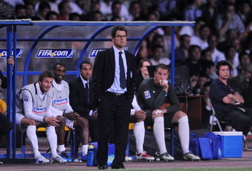 ALMATY, KAZAKHSTAN - JUNE 06:  England coach Fabio Capello looks on during the FIFA2010 World Cup Qualifier between Kazakhstan and England at the Central Stadium on June 6, 2009 in Almaty, Kazakhstan.  (Photo by Shaun Botterill/Getty Images)