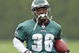 PHILADELPHIA - MAY 1: Running back Brian Westbrook #36 of the Philadelphia Eagles practices during mini camp at the NovaCare Complex on May 1, 2009 in Philadelphia, Pennsylvania.  (Photo by Hunter Martin/Getty Images)