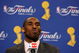LOS ANGELES, CA - JUNE 07:  Kobe Bryant #24 of the Los Angeles Lakers answers questions during the post game news conference after defeating the Orlando Magic 101-96 in Game Two of the 2009 NBA Finals at Staples Center on June 7, 2009 in Los Angeles, California. NOTE TO USER: User expressly acknowledges and agrees that, by downloading and or using this photograph, User is consenting to the terms and conditions of the Getty Images License Agreement.  (Photo by Jeff Golden/Getty Images)