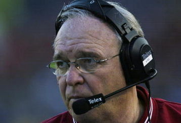 PASADENA, CA  - DECEMBER 7:  Head coach Mike Price of Washington State on the sidelines during a game against UCLA on December 7, 2002 at the Rose Bowl in Pasadena, California.  Washington State beat UCLA 48-27 to clinch a berth in the Rose Bowl. (Photo by Stephen Dunn/Getty Images)
