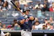 NEW YORK - APRIL 19: Travis Hafner #48 of the Cleveland Indians bats against the New York Yankees at Yankee Stadium on April 19, 2009 in the Bronx borough of New York City. (Photo by Ezra Shaw/Getty Images)
