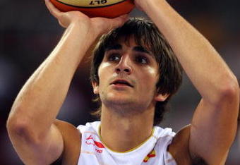 BEIJING - AUGUST 10:  Ricky Rubio #6 of Spain shoots a free throw while taking on Greece during the day 2 preliminary game at the Beijing 2008 Olympic Games in the Beijing Olympic Basketball Gymnasium on August 10, 2008 in Beijing, China.  (Photo by Phil Walter/Getty Images)