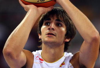 BEIJING - AUGUST 10:  Ricky Rubio #6 of Spain shoots a free throw while taking on Greece during the day 2 preliminary game at the Beijing 2008 Olympic Games in the Beijing Olympic Basketball Gymnasium on August 10, 2008 in Beijing, China.  (Photo by Phil Walter/Getty Images)