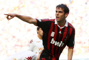 MILAN, ITALY - MAY 24:  AC Milan forward Kaka in action during AC Milan v AS Roma on May 24, 2009 in Milan, Italy.  (Photo by Vittorio Zunino Celotto/Getty Images)