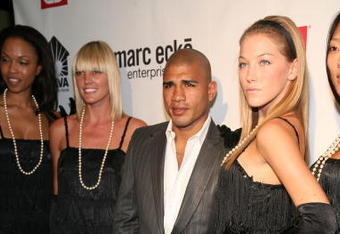 NEW YORK - AUGUST 12: Boxer Miguel Cotto (C) hosts 'All In For Tikva' Casino Night at Cipriani August 12, 2008 in New York City.  (Photo by Astrid Stawiarz/Getty Images)