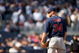 NEW YORK - APRIL 19:  Kerry Wood #34 of the Cleveland Indians pitches against the New York Yankees at Yankee Stadium on April 19, 2009 in the Bronx borough of New York City.  (Photo by Ezra Shaw/Getty Images)