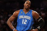 LOS ANGELES, CA - JUNE 07:  Dwight Howard #12 of the Orlando Magic looks on against the Los Angeles Lakers during Game Two of the 2009 NBA Finals at Staples Center on June 7, 2009 in Los Angeles, California. NOTE TO USER: User expressly acknowledges and agrees that, by downloading and or using this photograph, User is consenting to the terms and conditions of the Getty Images License Agreement.  (Photo by Jed Jacobsohn/Getty Images)