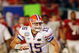 MIAMI - JANUARY 08: Quarterback Tim Tebow #15 of the Florida Gators runs to pass the ball against the Oklahoma Sooners during the FedEx BCS National Championship Game at Dolphin Stadium on January 8, 2009 in Miami, Florida. (Photo by Eliot J. Schechter/Getty Images