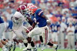 2 Oct 1999: Bo Carroll #2 of the Florida Gators carries the ball during a game against the Alabama Crimson Tide at Florida Field in Gainsville, Florida. The Crimson Tide defeated the Gators 41-40.