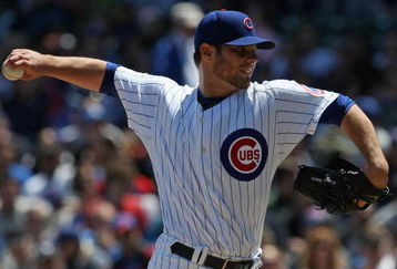 CHICAGO - MAY 16: Starting pitcher Randy Wells #36 of the Chicago Cubs delivers the ball during a game against the Houston Astros on May 16, 2009 at Wrigley Field in Chicago, Illinois. The Cubs defeated the Astros 5-4. (Photo by Jonathan Daniel/Getty Images)