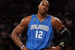 LOS ANGELES, CA - JUNE 07:  Dwight Howard #12 of the Orlando Magic looks on against the Los Angeles Lakers during Game Two of the 2009 NBA Finals at Staples Center on June 7, 2009 in Los Angeles, California. NOTE TO USER: User expressly acknowledges and agrees that, by downloading and or using this photograph, User is consenting to the terms and conditions of the Getty Images License Agreement.  (Photo by Jed Jacobsohn/Getty Images)