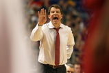 MINNEAPOLIS - MARCH 22:  Head coach Tim Floyd of the USC Trojans gestures as he coaches against the Michigan State Spartans during the second round of the NCAA Division I Men's Basketball Tournament at the Hubert H. Humphrey Metrodome on March 22, 2009 in Minneapolis, Minnesota.  (Photo by Jonathan Daniel/Getty Images)