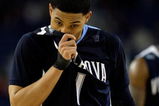 DETROIT - APRIL 04:  Scottie Reynolds #1 of the Villanova Wildcats looks down after losing to the North Carolina Tar Heels 83-69 during the National Semifinal game of the NCAA Division I Men's Basketball Championship at Ford Field on April 4, 2009 in Detroit, Michigan.  (Photo by Andy Lyons/Getty Images)