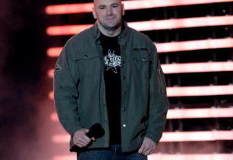 CULVER CITY, CA - DECEMBER 14:  UFC president Dana White speaks onstage at Spike TV's 2008 'Video Game Awards' held at Sony Pictures' Studios on December 14, 2008 in Culver City, California.  (Photo by Kevin Winter/Getty Images for Spike TV)