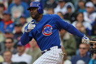 CHICAGO - MAY 27: Milton Bradlery #21 of the Chicago Cubs hits the ball against the Pittsburgh Pirates on May 27, 2009 at Wrigley Field in Chicago, Illinois. The Cubs defeated the Pirates 5-2.  (Photo by Jonathan Daniel/Getty Images)