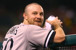 ANAHEIM, CA - MAY 25:  John Danks #50 of the Chicago White Sox is all smiles after coming out of the game in the sixth inning against the Los Angeles Angels of Anaheim at Angel Stadium on May 25, 2009 in Anaheim, California.  (Photo by Jeff Gross/Getty Images)