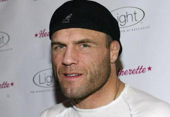 LAS VEGAS - FEBRUARY 22:  UFC fighter Randy Couture attends the 'Heatherette' party hosted by celebrity designers Richie Rich and Traver Rains, at Light nightclub, Bellagio  Hotel, February 22, 2006 in Las Vegas, Nevada. (Photo by Chris Farina/Getty Images)