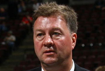 OTTAWA, ON - JUNE 21: Mike Gillis of the Vancouver Canucks photographed during the 2008 NHL Entry Draft at Scotiabank Place on June 21, 2008 in Ottawa, Ontario, Canada. (Photo by Bruce Bennett/Getty Images)
