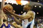 ORLANDO, FL - JUNE 09:  Rafer Alston #1 of the Orlando Magic lays the ball up over Pau Gasol #16 of the Los Angeles Lakers in Game Three of the 2009 NBA Finals on June 9, 2009 at Amway Arena in Orlando, Florida.  NOTE TO USER:  User expressly acknowledges and agrees that, by downloading and or using this photograph, User is consenting to the terms and conditions of the Getty Images License Agreement.  (Photo by Ronald Martinez/Getty Images)