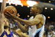 ORLANDO, FL - JUNE 09:  Rafer Alston #1 of the Orlando Magic lays the ball up over Pau Gasol #16 of the Los Angeles Lakers in Game Three of the 2009 NBA Finals on June 9, 2009 at Amway Arena in Orlando, Florida.  NOTE TO USER:  User expressly acknowledges and agrees that, by downloading and or using this photograph, User is consenting to the terms and conditions of the Getty Images License Agreement.  (Photo by Ronald Martinez/Getty Images)