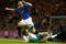 GLASGOW, UNITED KINGDOM - MARCH 06:  Charlie Adam of Rangers tackles Fritz Clemens of Werder Bremen during the UEFA Cup round of 16, first leg match at Ibrox Stadium March 6, 2008 in Glasgow,Scotland.  (Photo by Jeff J Mitchell/Getty Images)