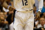 ORLANDO, FL - JUNE 09:  Dwight Howard #12 of the Orlando Magic reacts in the fourth quarter in Game Three of the 2009 NBA Finals against the Los Angeles Lakers on June 9, 2009 at Amway Arena in Orlando, Florida.  NOTE TO USER:  User expressly acknowledges and agrees that, by downloading and or using this photograph, User is consenting to the terms and conditions of the Getty Images License Agreement.  (Photo by Chris Graythen/Getty Images)