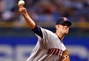 ST. PETERSBURG, FL - SEPTEMBER 19: Starting pitcher Nick Blackburn #53 of the Minnesota Twins pitches against the Tampa Bay Rays during the game on September 19, 2008 at Tropicana Field in St. Petersburg, Florida. (Photo by J. Meric/Getty Images)