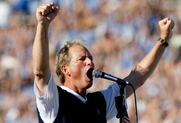 PASADENA, CA - OCTOBER 18:  Head coach Rick Neuheisel of the UCLA Bruins celebrates following their victory over the Stanford Cardinal on October 18, 2008 at the Rose Bowl in Pasadena, California.  UCLA won 23-20.  (Photo by Harry How/Getty Images)